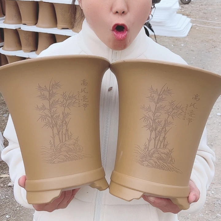 花盆紫砂宜兴紫砂精品花盆