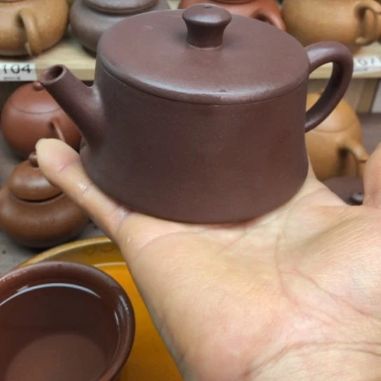 紫砂茶壶低槽青云柱160豪升左右