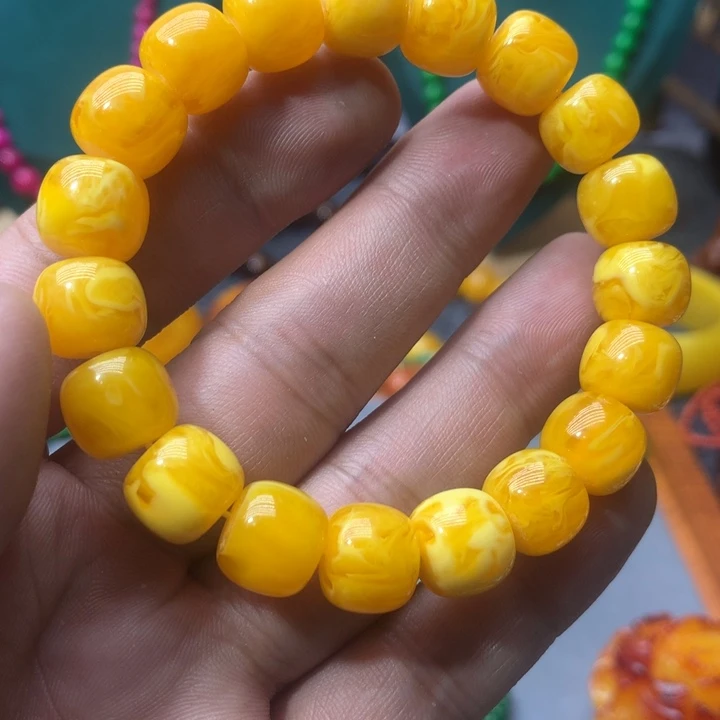 琥珀手链未镶嵌手链