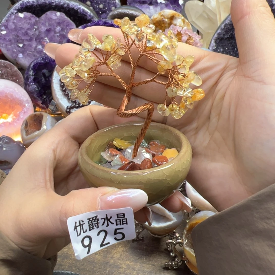 未镶嵌大型摆件（非配饰）紫晶925