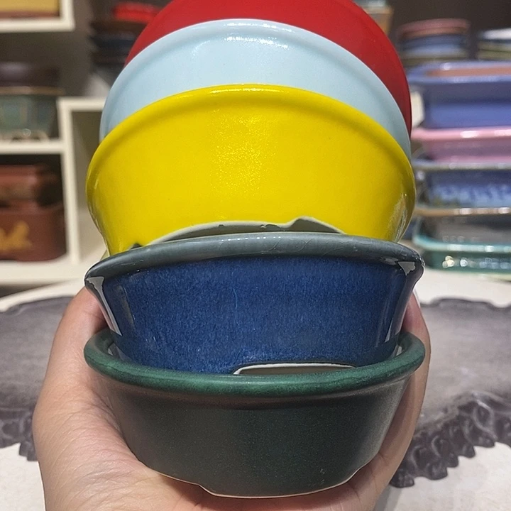 紫砂花盆瑕疵3-9。。。