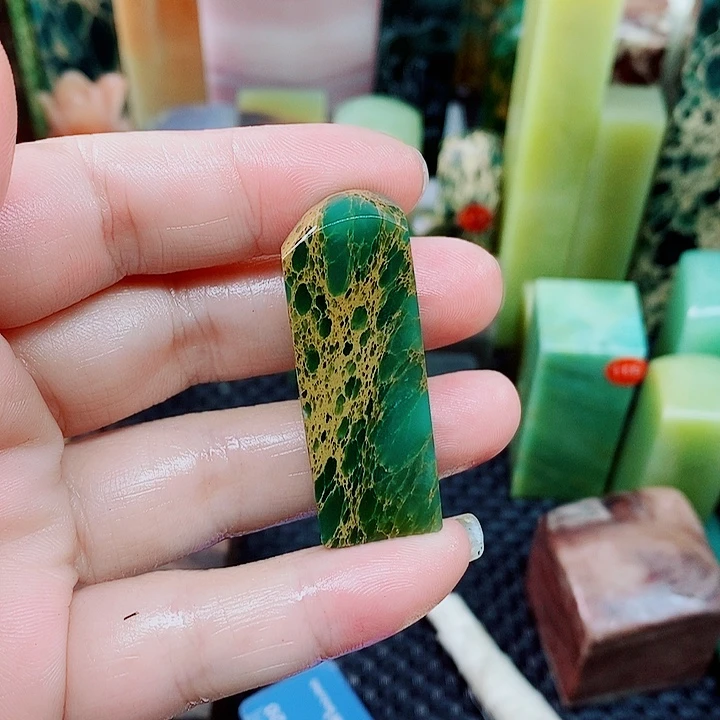 Y***主青田石印石四川石头