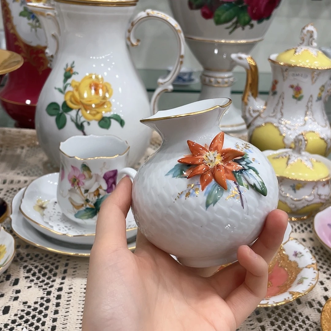 摆件中古一等神奇波浪花瓶