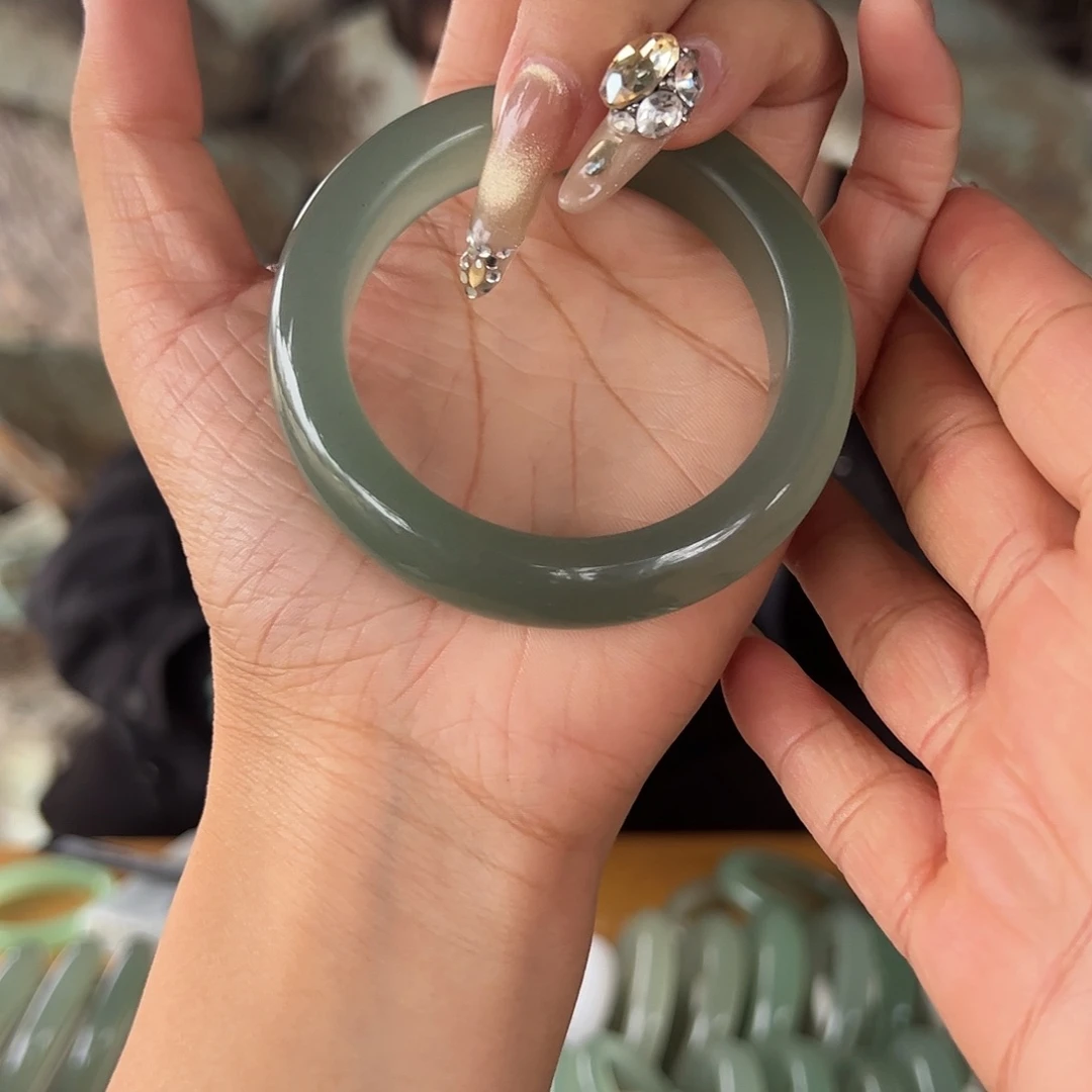 绿东陵冰晴水手镯