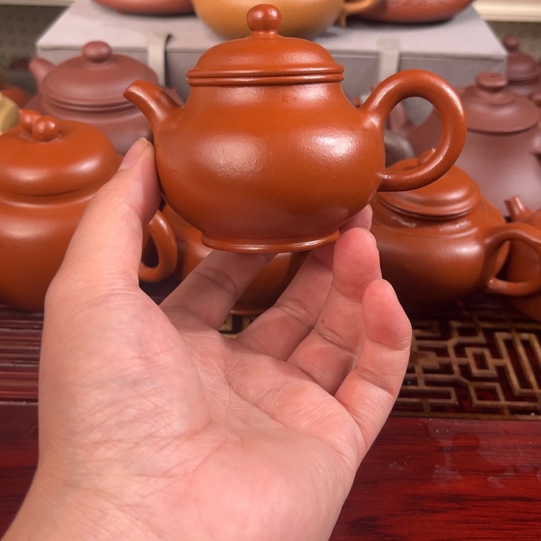 茶壶紫砂白****黑微瑕半手工制作壶壶壶