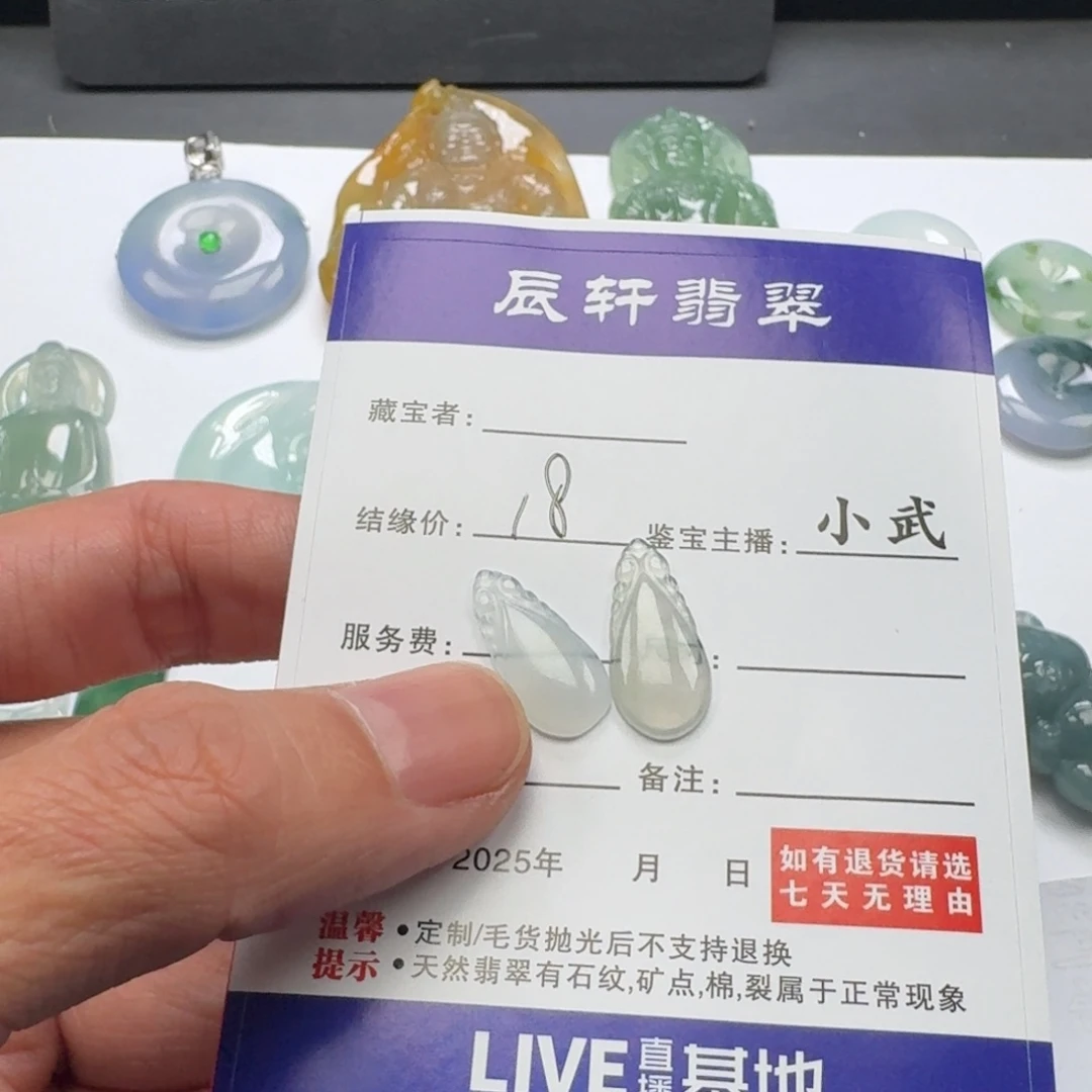 翡翠未镶嵌颈饰    99