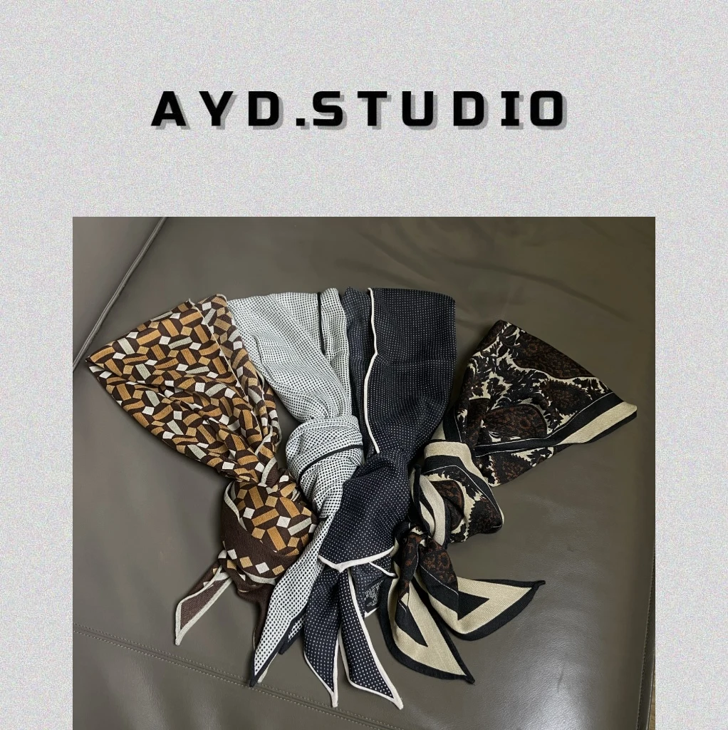AYD.STUDIO复古轻奢手工丝巾