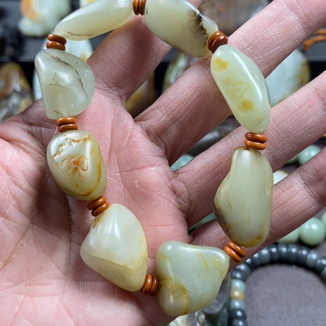 和田玉把件未镶嵌拜***生