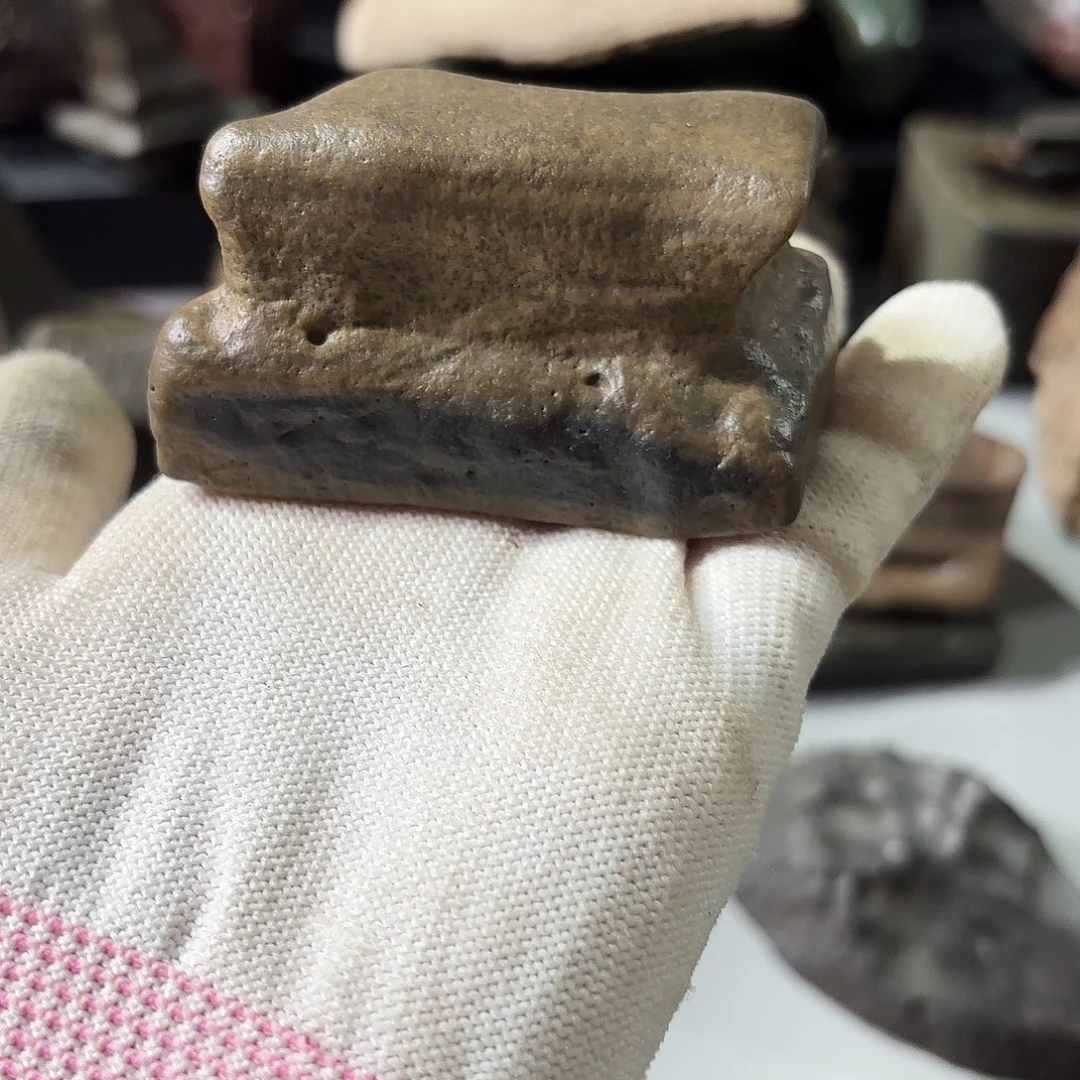 新疆戈壁奇石摆件手把