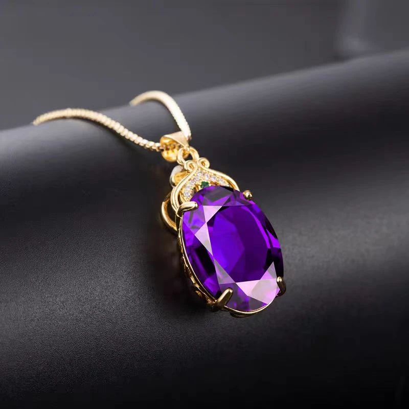 【嘉鑫聚珠宝】高端紫色吊坠59