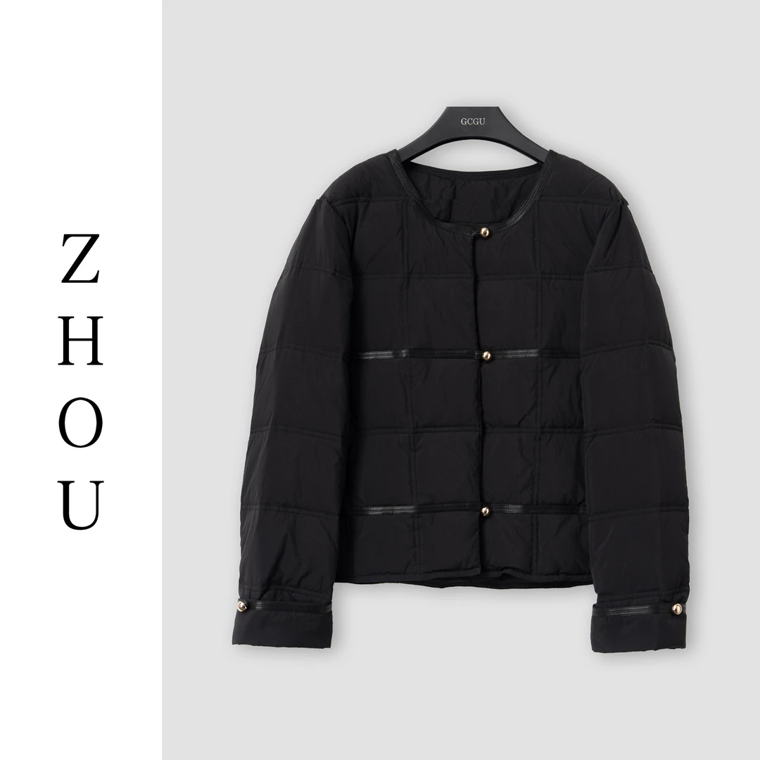 （周哥甄选）黑色羽绒外套-31754