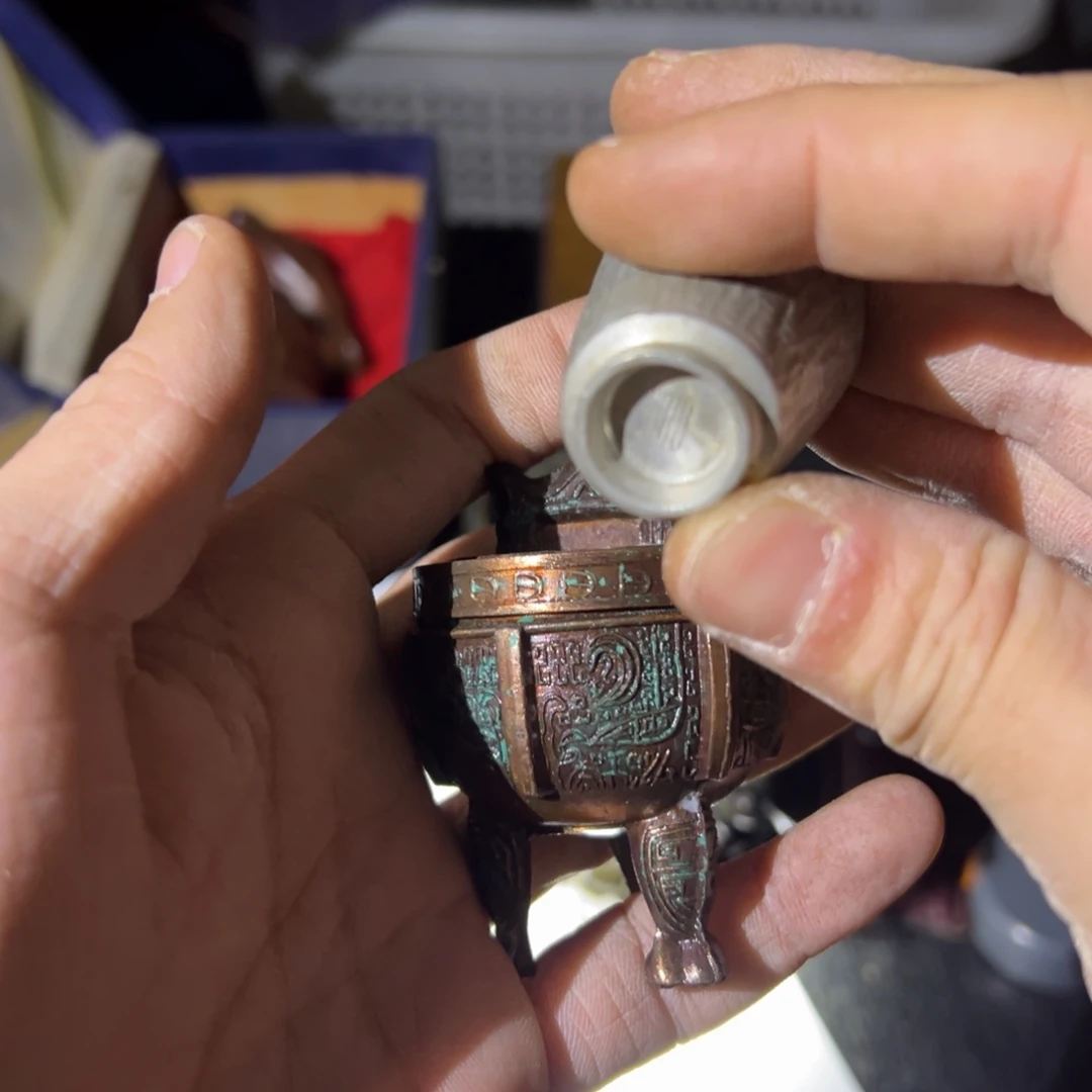 锡日本中古工艺品摆件