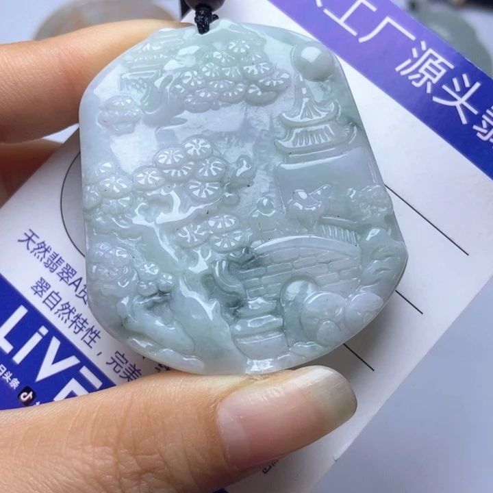 翡翠未镶嵌颈饰翡翠