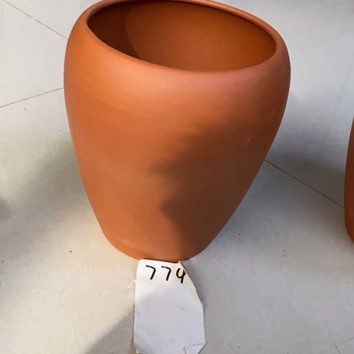 粗陶红陶绿植花盆774