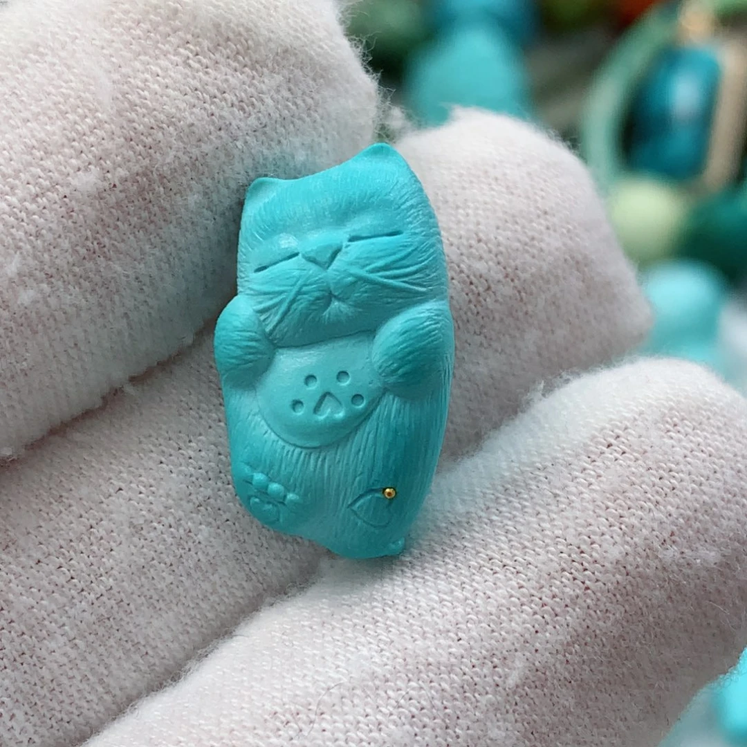 绿松石珠宝奇石未镶嵌