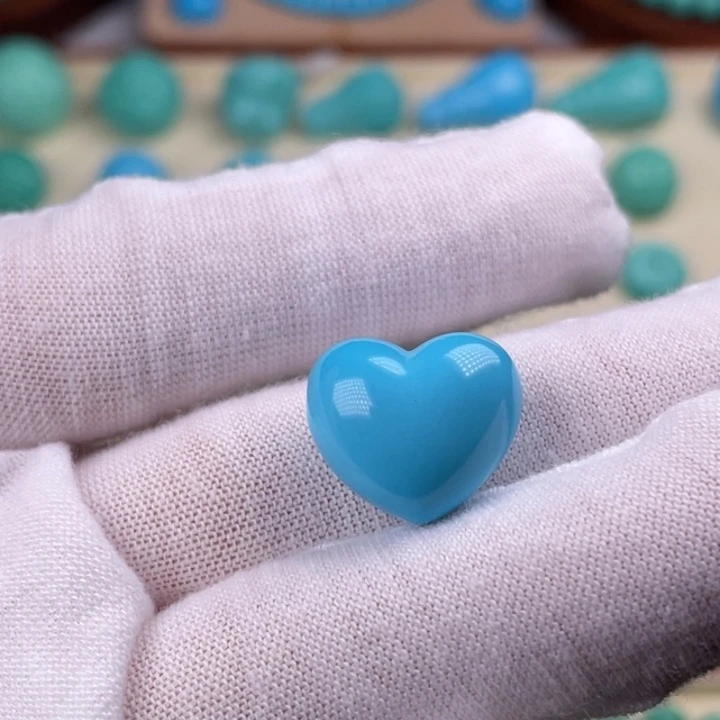 精品蓝色爱心卡16mm