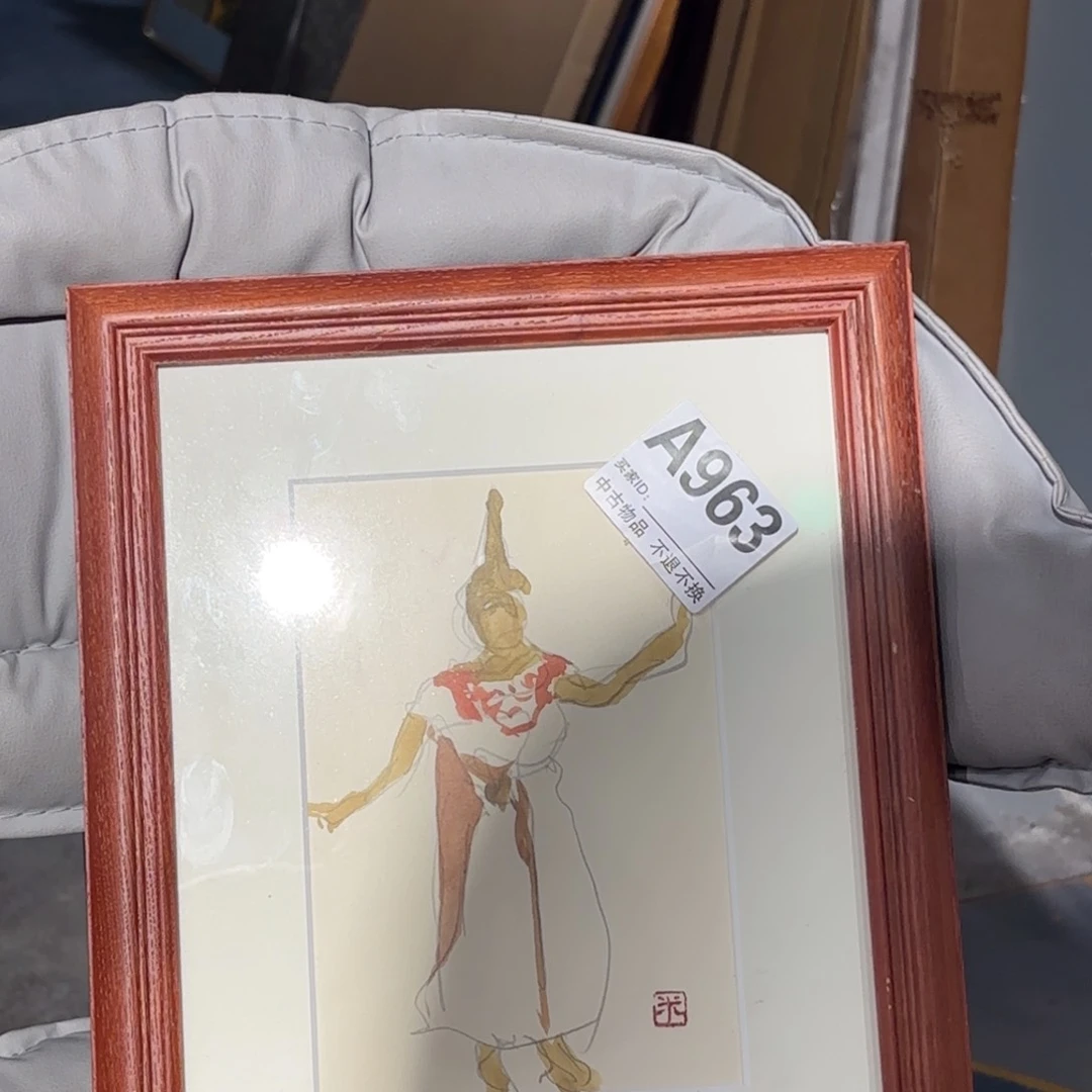 版画白*框画手绘作品963