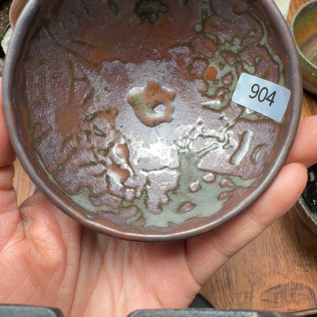 柴烧建盏茶盏茶杯904