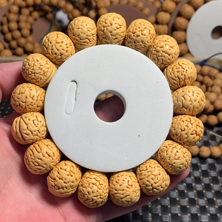 ****没桃核手串5#东北苹果园