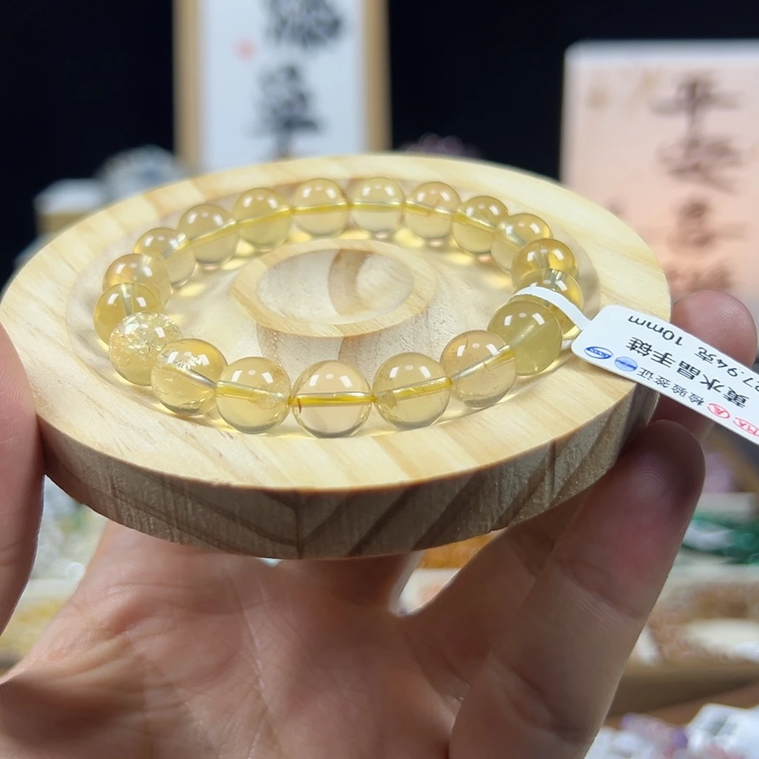 水晶手链未镶嵌黄水晶
