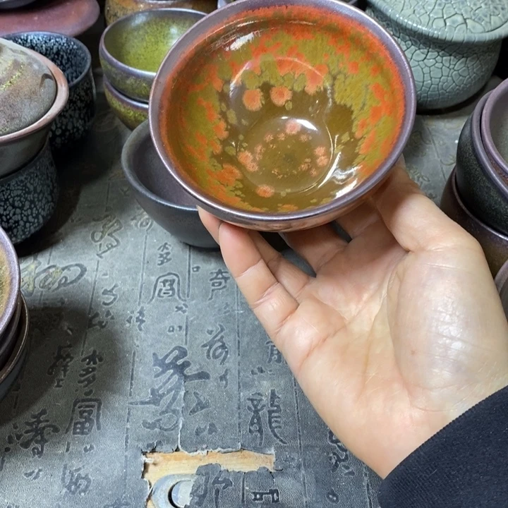 茶盏建阳建盏微瑕束口