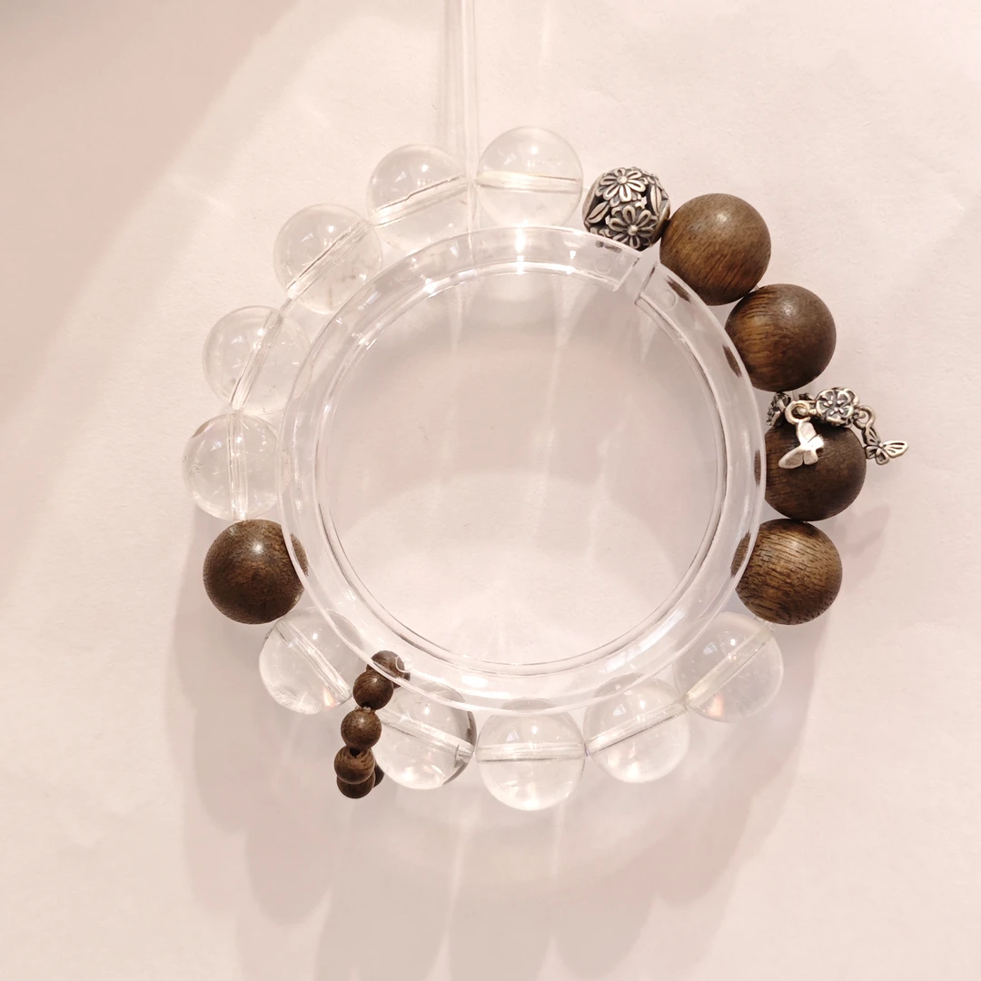 新中式百搭天然白水晶diy设计款（多样性发货）