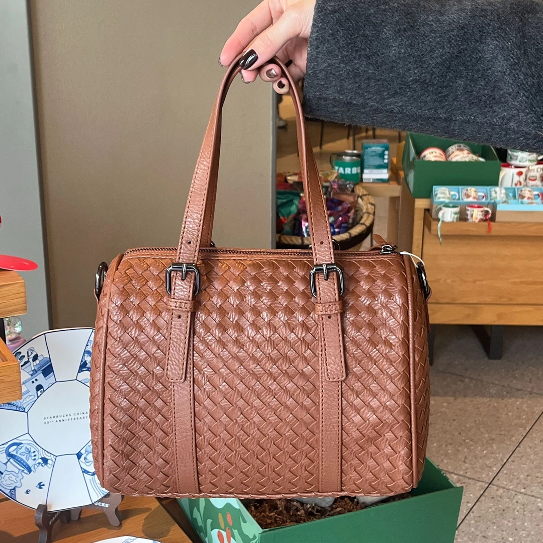 2024秋冬新款百搭气质休闲编织单肩手提斜挎包包轻奢091