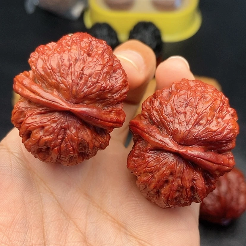 【闪购商品】把件文玩核桃40尺铁狮子头