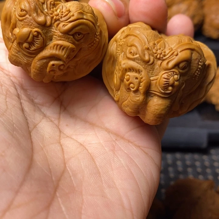 文玩核桃把件大象