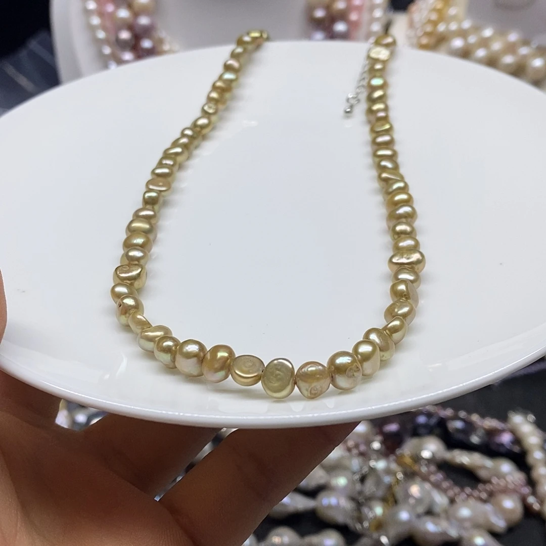 淡水珍珠未镶嵌颈饰
