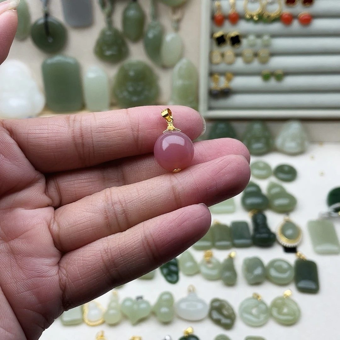 玛瑙/玉髓银S925镶嵌颈饰