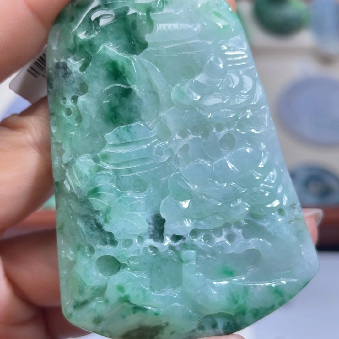 翡翠未镶嵌颈饰翡翠58
