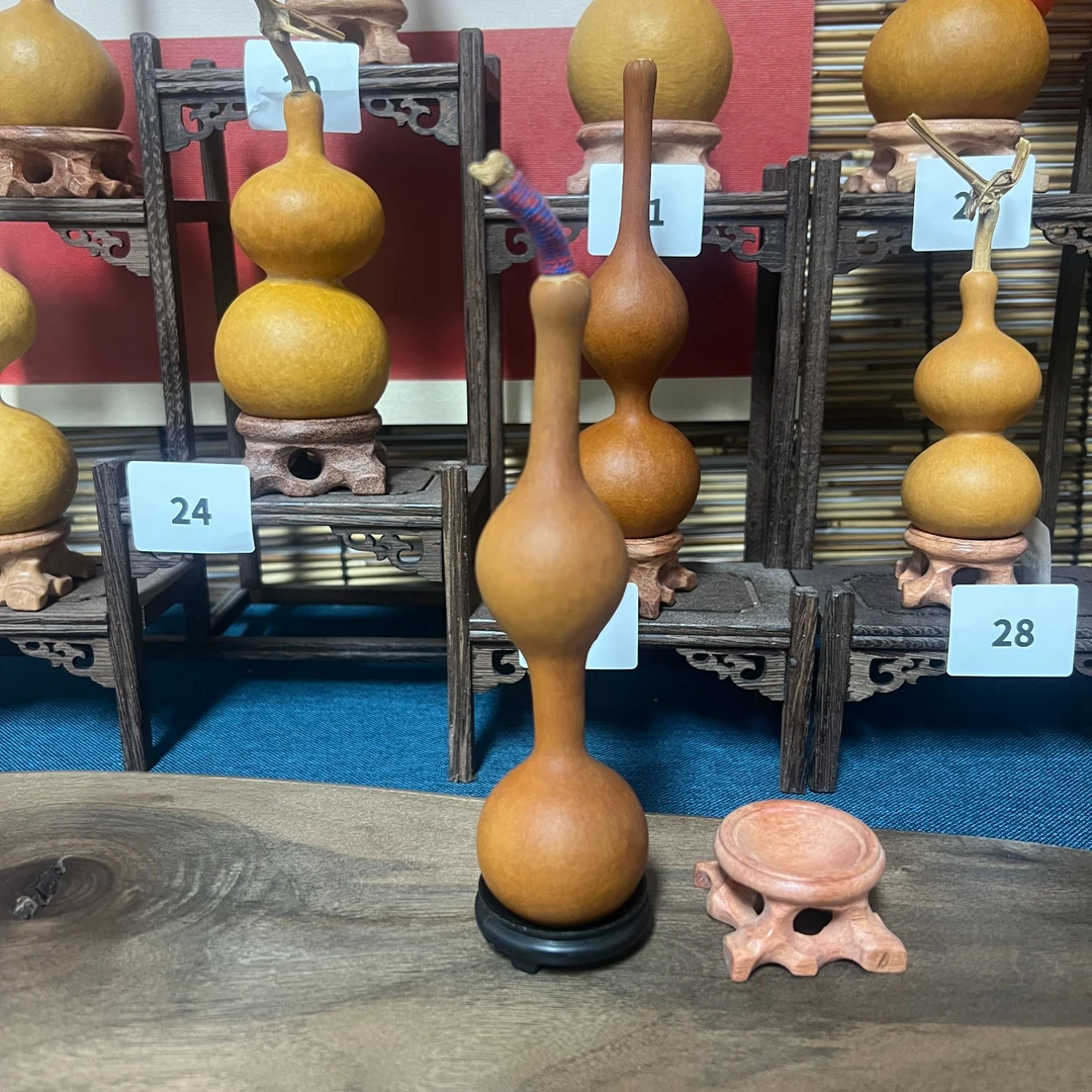 10-170葫芦手把件摆件八宝三庭杆子