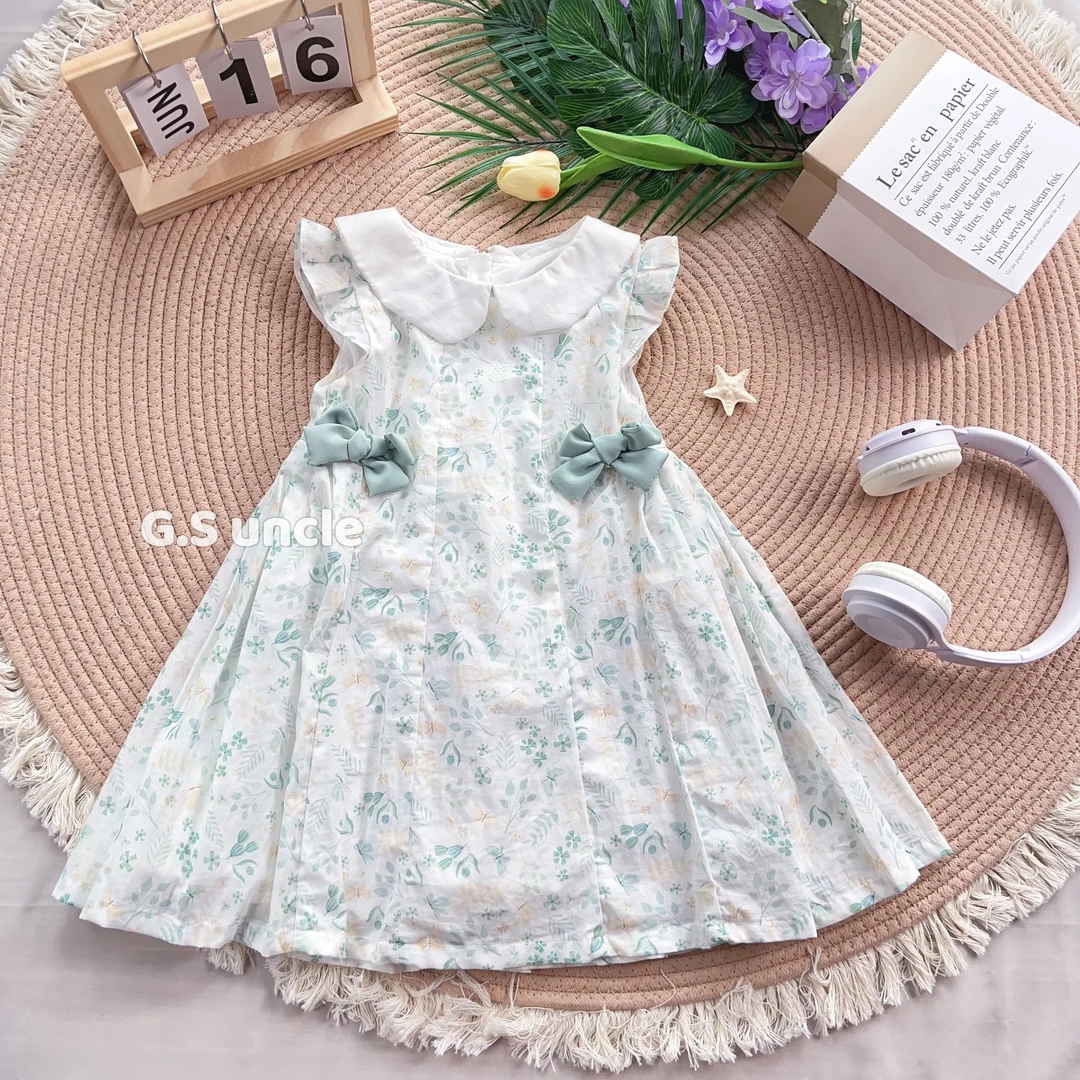 1【绿野森林】B212女童时尚可爱百搭连衣裙洋气女宝