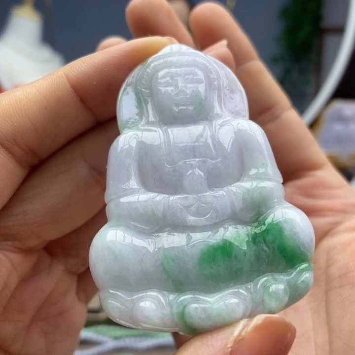 翡翠未镶嵌颈饰吊坠33