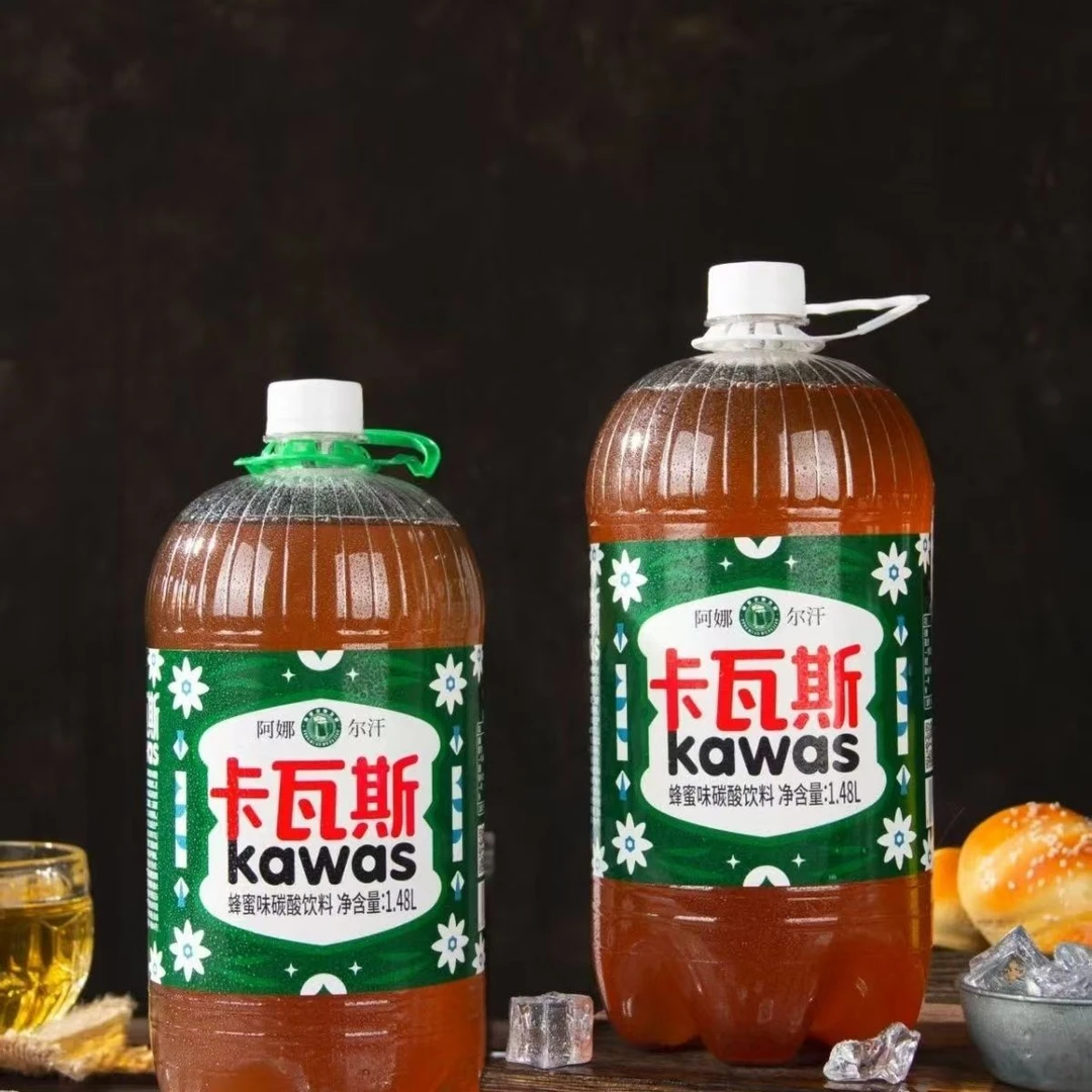 【阿娜尔汗】新疆蜂蜜卡瓦斯1.48L/桶夏日饮品必备烧烤伴侣