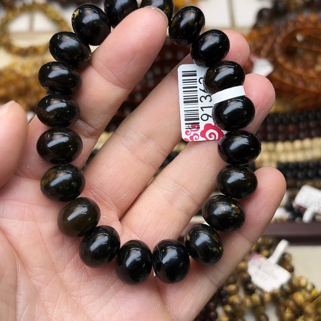 虎***皮琥珀未镶嵌裸石十三91363