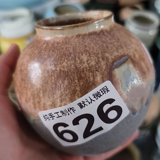 景德镇手工高温陶瓷：内5口高10