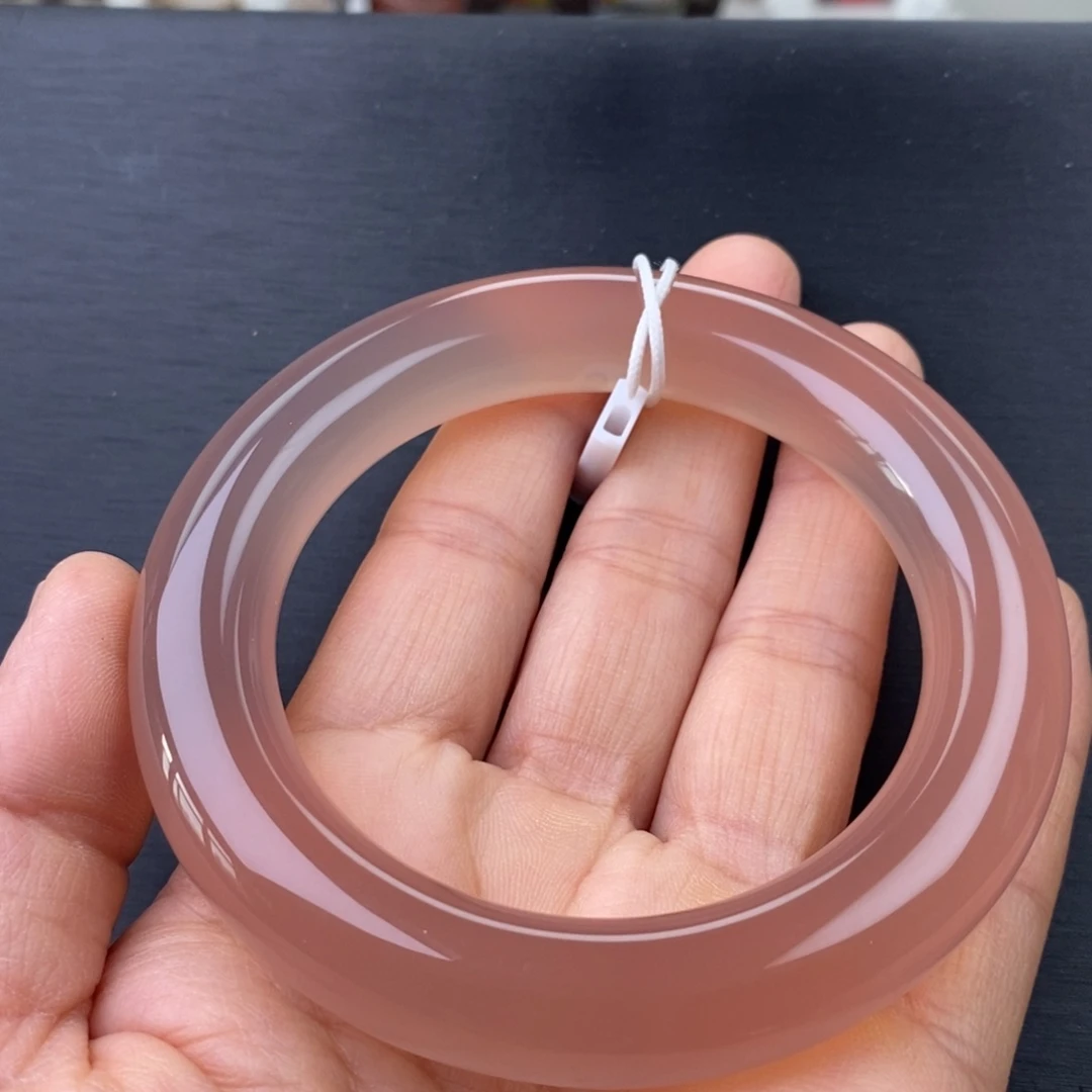 玛瑙/玉髓未镶嵌手镯60圈圆条