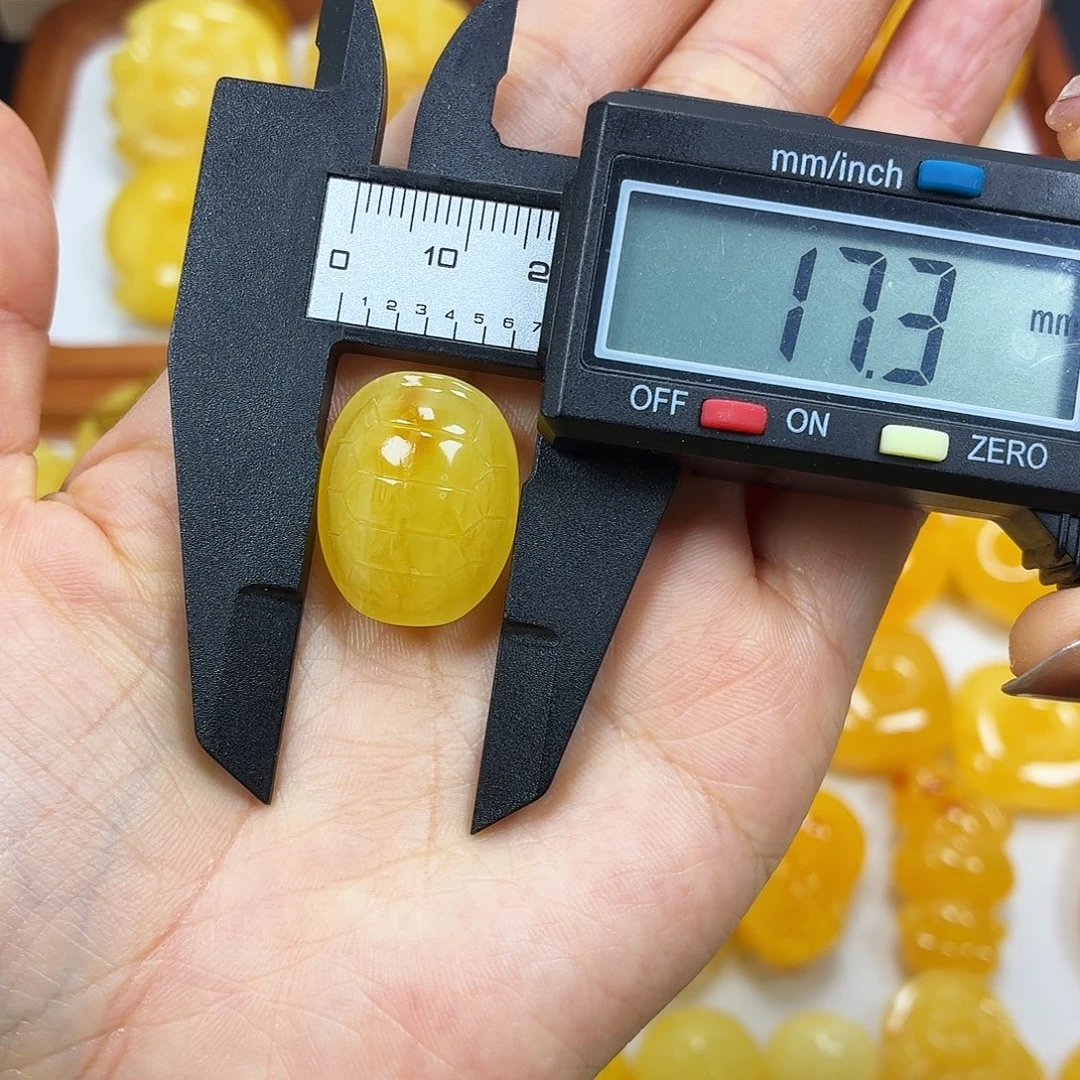 蜜蜡未镶嵌颈饰焦皮浓蜡妖花富甲打孔不退不换