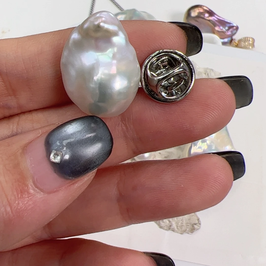 小***多淡水珍珠未镶嵌吊坠(不含链)