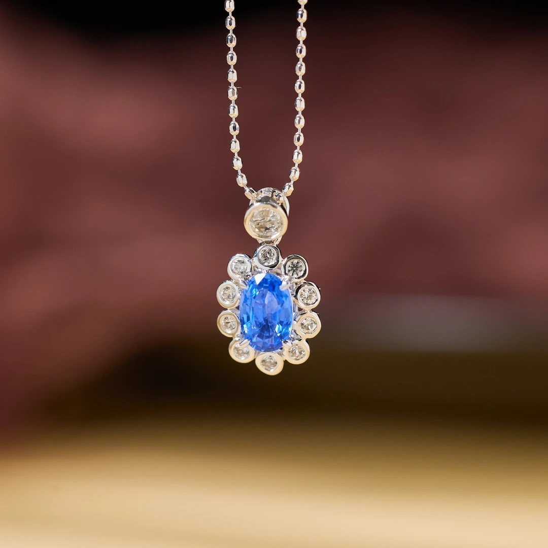 【歪歪】亦柔*蓝宝石锁骨链*18K金镶嵌U8139