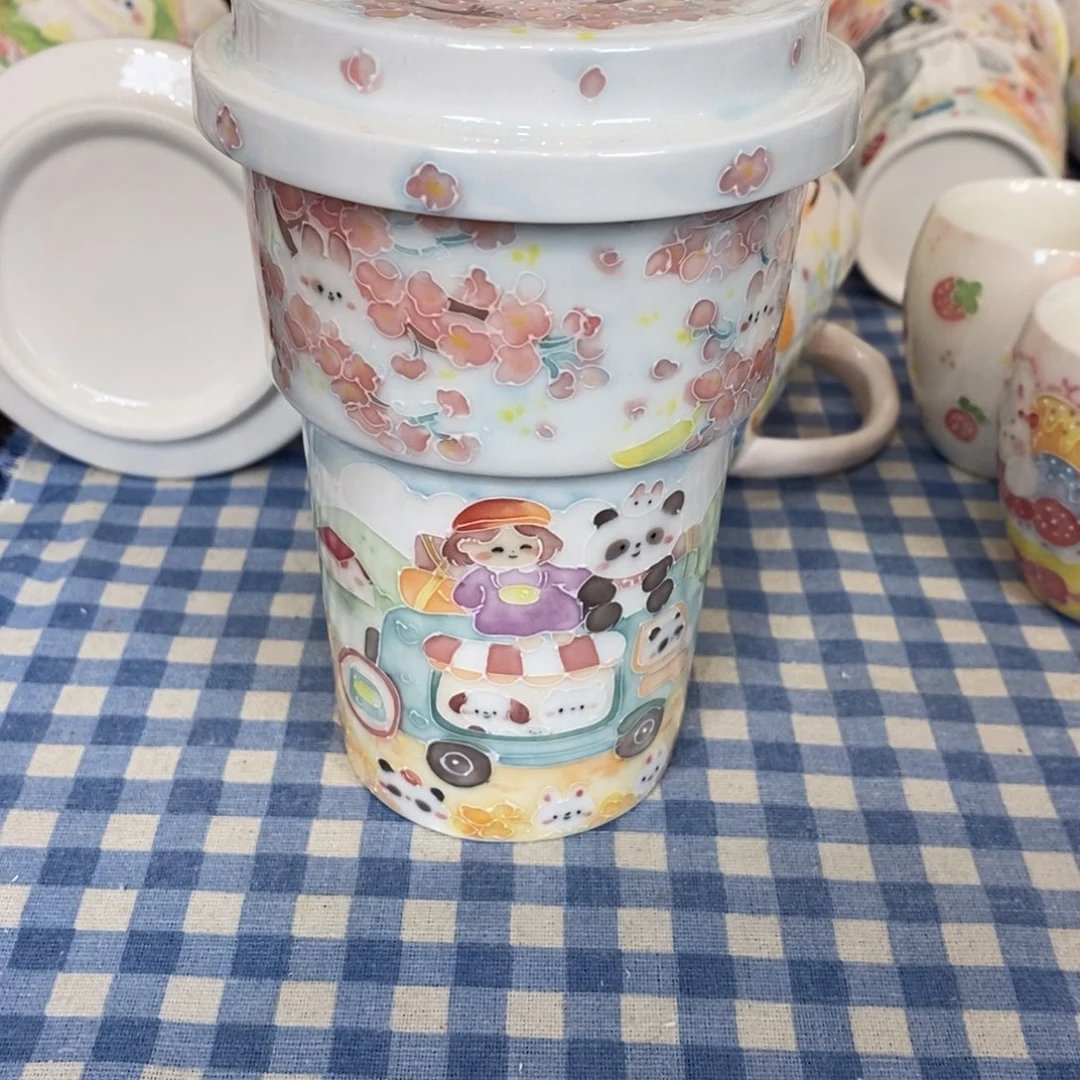 瓷片A****?熊猫吸管杯福利价格