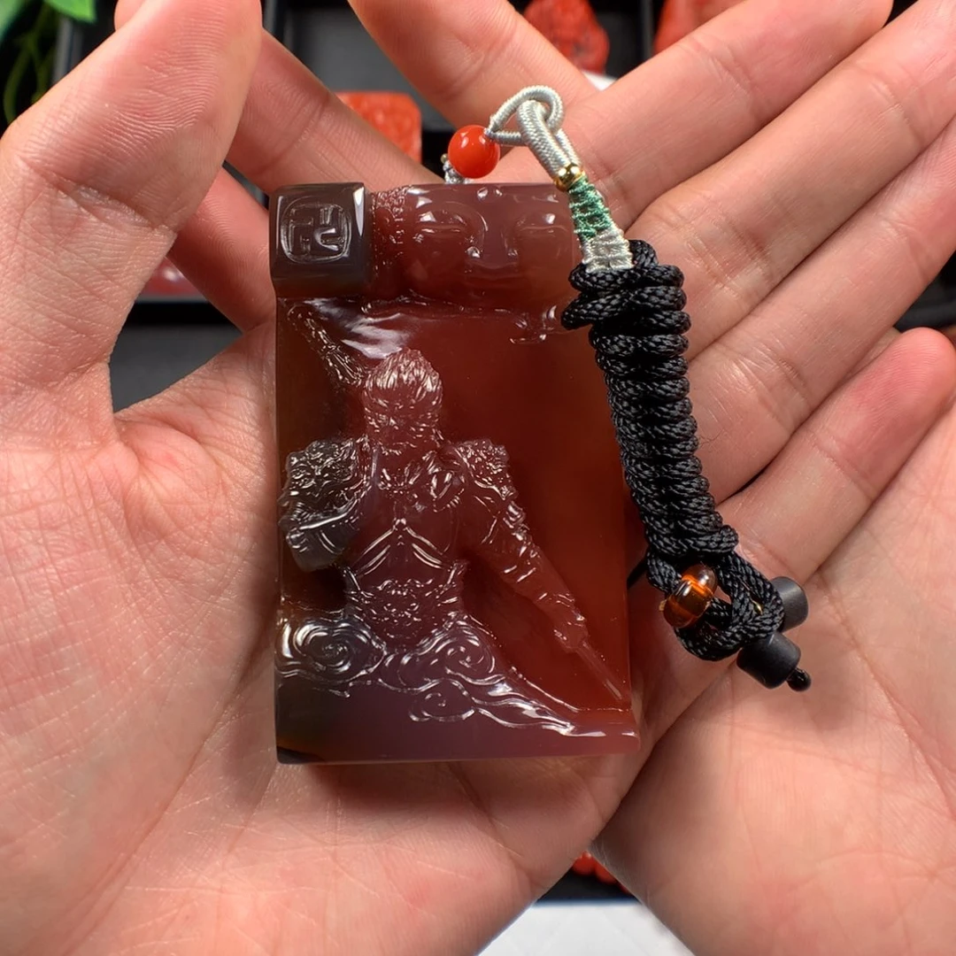 南红玛瑙手链未镶嵌天****4