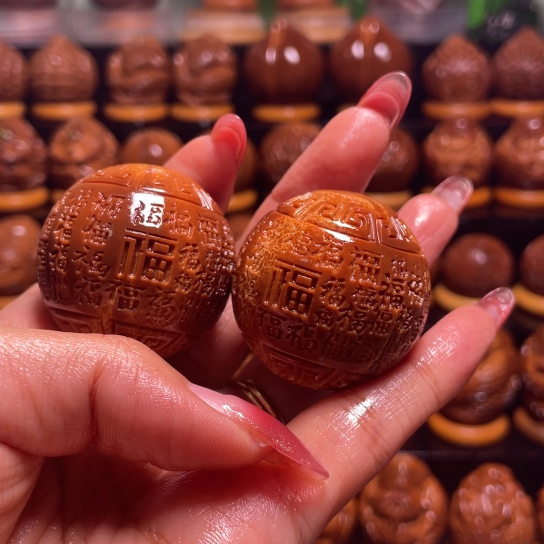 国***典橄榄核手串/手链百福球