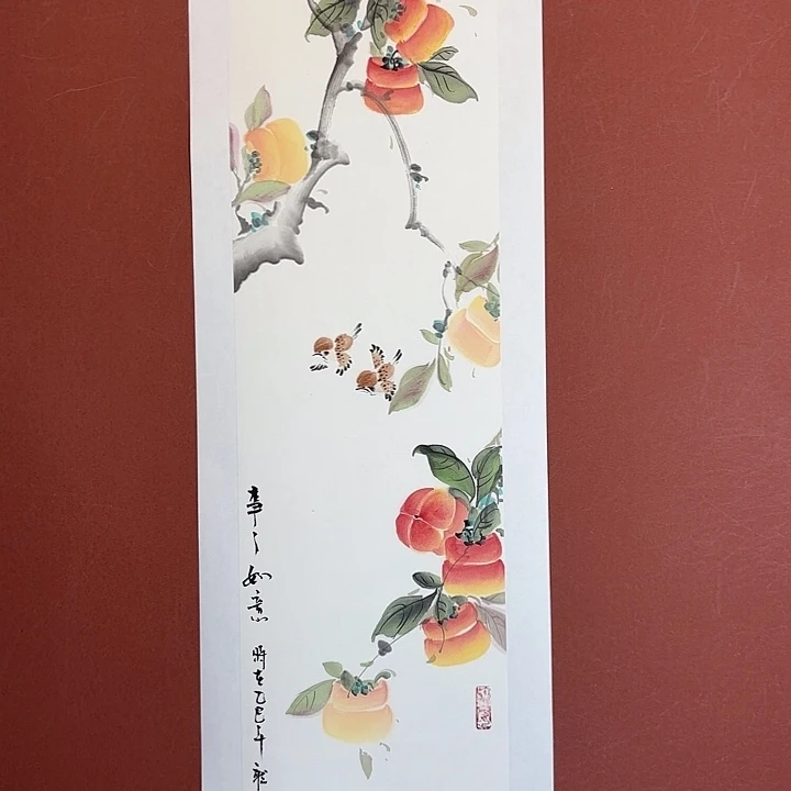 国画听兰老师花鸟