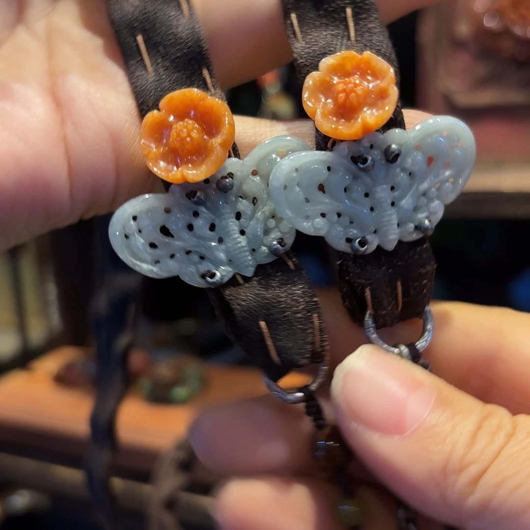 翡翠未镶嵌颈饰原创