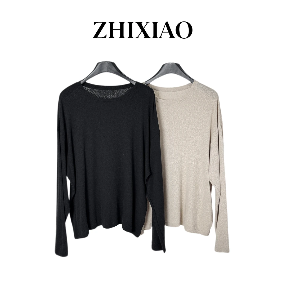 【ZHIXIAO】秋冬新款：极简长袖上衣016-2