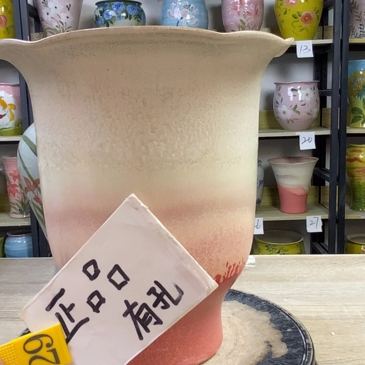 景德镇高温陶瓷花盆