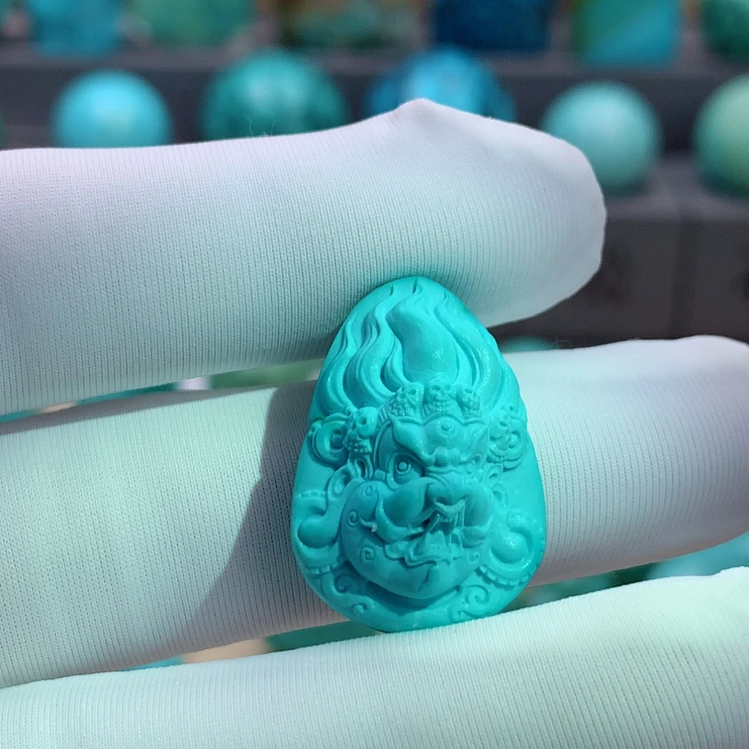 未镶嵌绿松石珠宝奇石